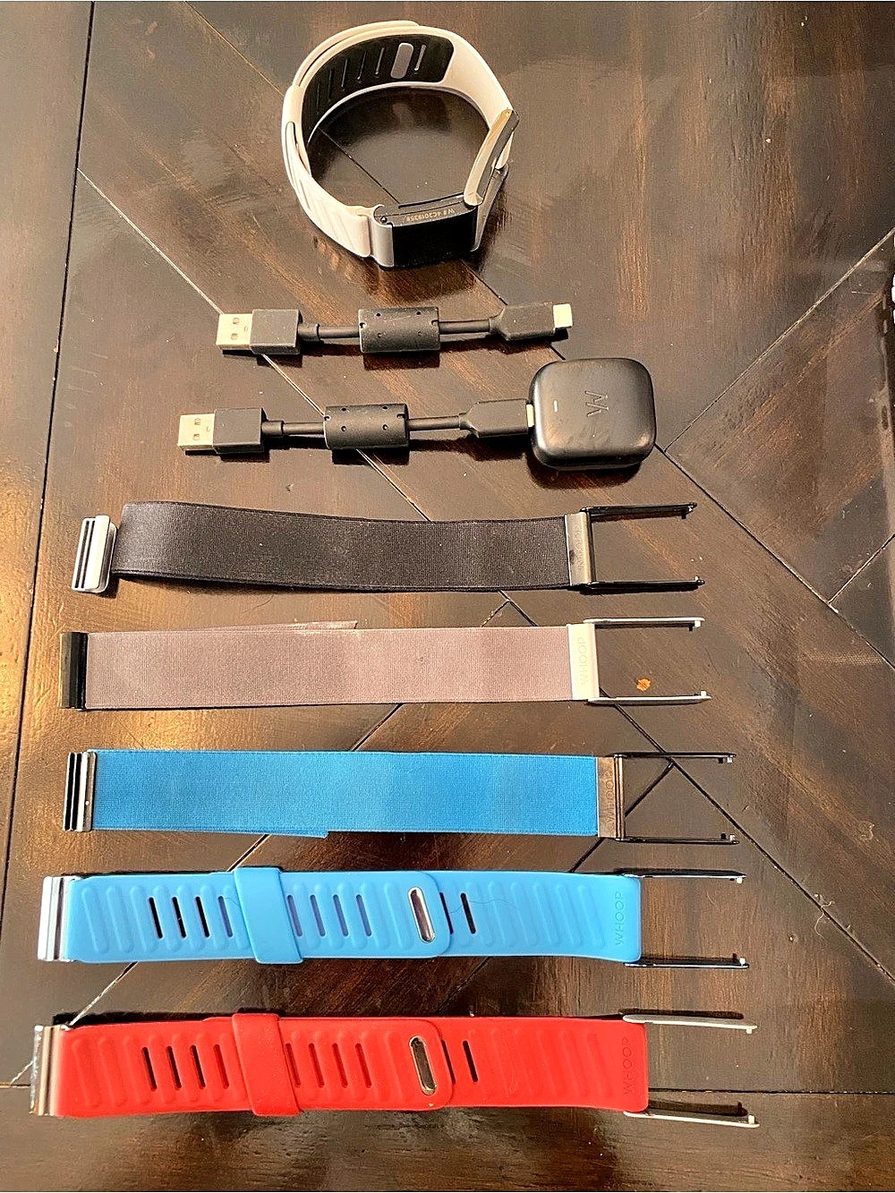 WHOOP 4.0 Fitness Tracker Bundle with Multiple Bands and Chargers Bands